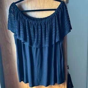 Lucky Brand off shoulder shirt like new